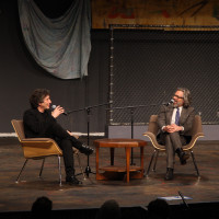Neil Gaiman and Michael Chabon spoke as part of the Durst Distinguished Lecture Series.