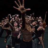 Conservatory of Dance students take part in a film to announce the launch of Mugler Creators to support talented contemporary dance and m...
