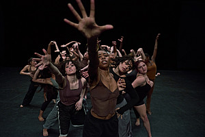 Conservatory of Dance students take part in a film to announce the launch of Mugler Creators to support talented contemporary dance and m...