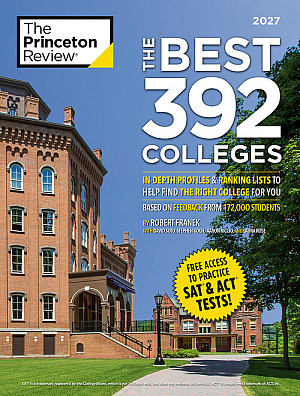 Princeton Review Best 392 Colleges 2027 edition cover