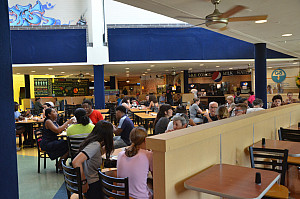 The dining hall