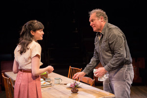 Celeste Arias as Eléna and Jay O. Sanders as Ványa in Uncle Vanya