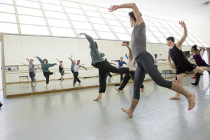 Students in Dance Rehearsal