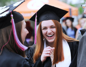 Purchase College Commencement at the Westchester Civic Center, White Plains, N.Y., Friday, May 18, 2018.