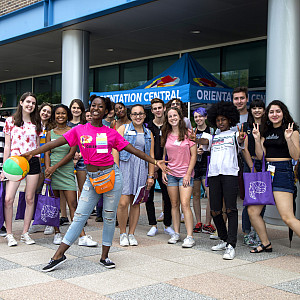 Students at Orientation 2018