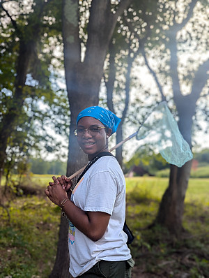 Student BioBlitz participant