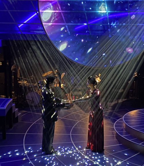 Einstein's Dreams, Off-Broadway play with Lighting Design by Herrick Goldman '91 (theatre design/tech)