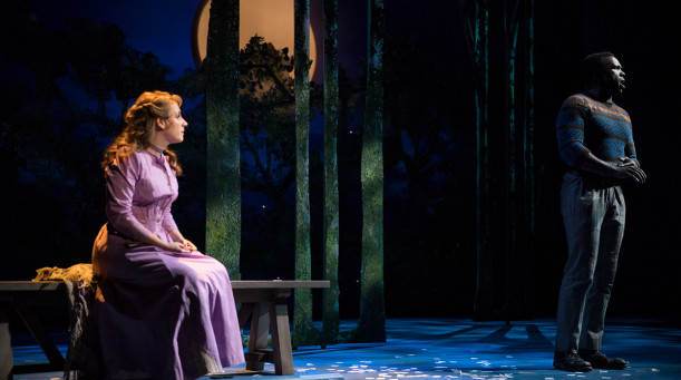 Jessie Mueller And Joshua Henry In Carousel (lighting design by Brian MacDevitt '80)