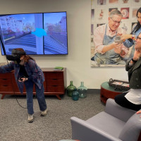 Patch - Purchase College Student Government President uses VR technology to tour Broadview at Purchase
