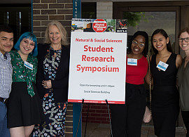 Students and faculty at the 2019 Symposium