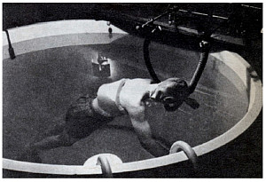 Photo of sensory deprivation tank