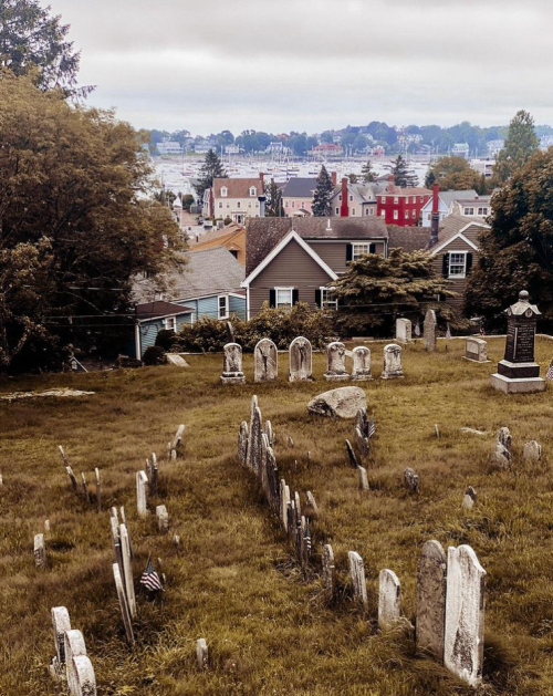 Photo by Brittany Petronella '16 of Old Burial Hill in Salem, MA
