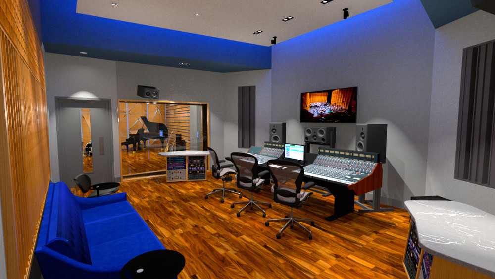 Rendering of Studio A Renovation