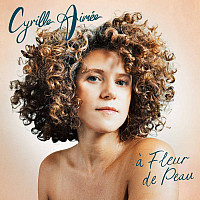 Cyrille Aimeé '09 a fleur de peau album cover, portrait of the artist