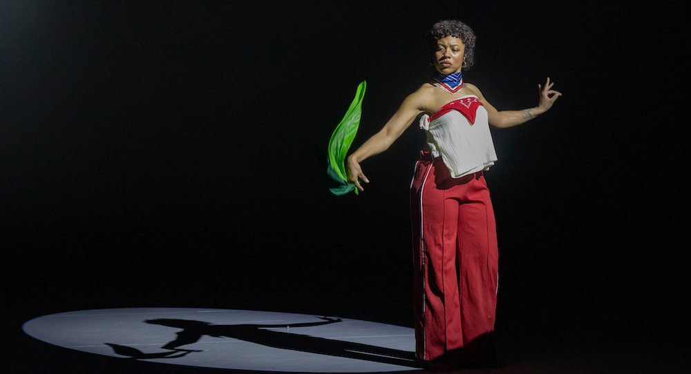 Symara Johnson '19 performs Symara and her Lasso at The Clarice Smith Performing Arts Center (Production Design: Peter Leibol...