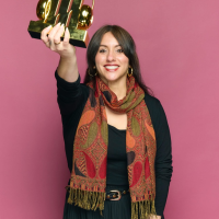 T.J. Raphael accepts The Signal Award for Liberty Lost