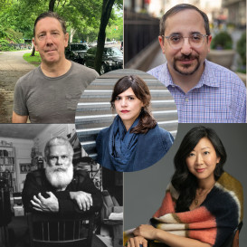 Fall 2023 Durst Distinguished Lecturers Graham Rayman, Reuven Blau, Valeria Luiselli, Samuel R. Delany and Monica Youn