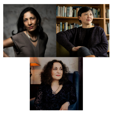 Authors Kiran Desai, Yiyun Li, Emil Ferris