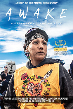 James Spione '85 film poster for Awake: A Dream From Standing Rock