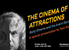 headshot Tom Gunning; The Cinema of Attractions