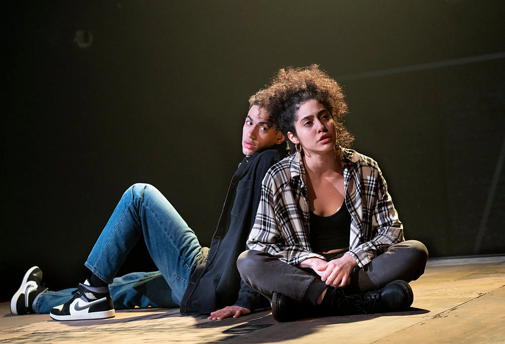 Jasai Chase-Owens '17 in Sanctuary City (Photo: Joan Marcus, courtesy New York Theater Workshop)