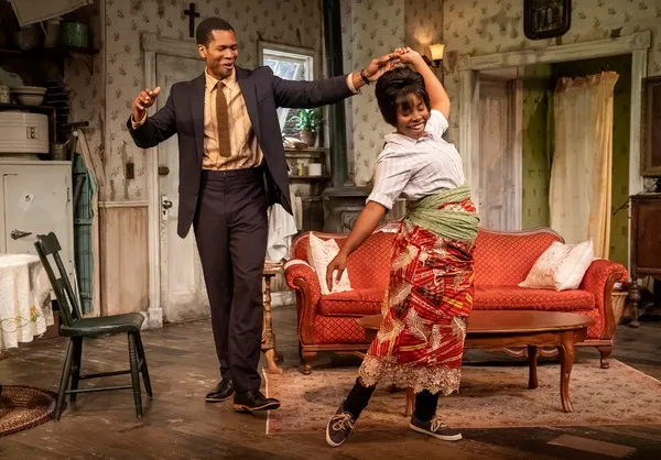 Paige Gilbert '14 with John Clay III, A Raisin in the Sun at The Public Theater