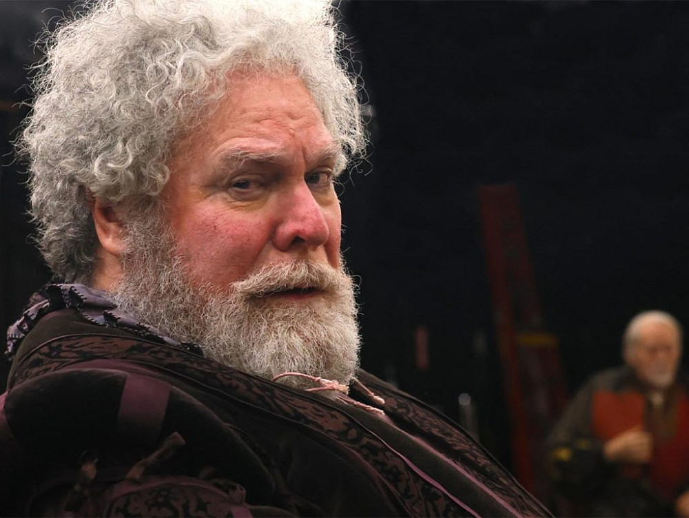 Jay O. Sanders '78 as Falstaff in Henry IV at Polonsky Shakespeare Center by Theatre for a New Audience.