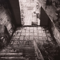 Xu Tan, Stairway, Lithograph, 22 x 30?, 2021