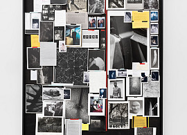 Guabancex I, 2023, mixed media, 87 ⅝ × 70 ⅛ × 3 in