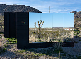 An-My Lê, Way Station, 2025-26, mirrors and UV printing on dibond photo credit: Alice Fall