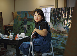         Tammy Nguyen portrait by Annie Ling. Courtesy the artist and Lehmann Maupin, New York, Seoul, and London. 