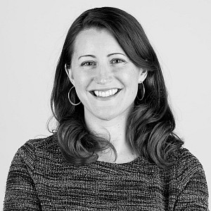 Zoeann Murphy black and white portrait