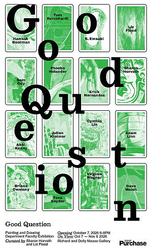 Good Question - Painting and Drawing Exhibition - October 7 - November 11 - Opening 10/7 at 6 pm - Maass Gallery