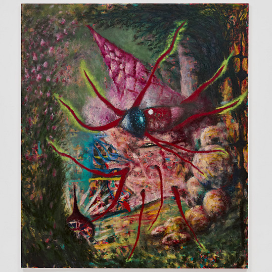    The Meeting, 70'x60, 2024, oil on canvas 