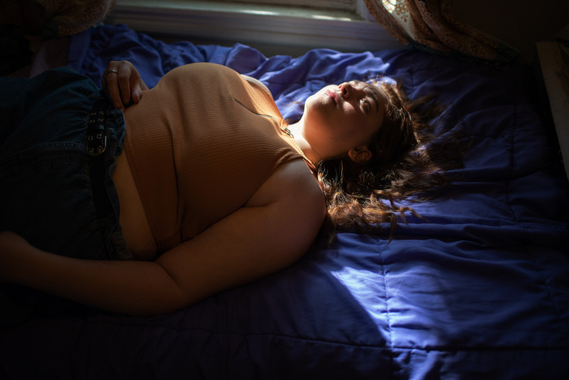 Lauren Kantor, Childhood Bed, 2020