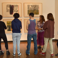 Students learn onsite at the Neuberger Museum of Arts