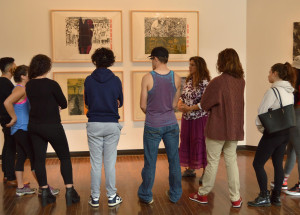 Students learn onsite at the Neuberger Museum of Arts