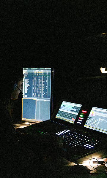TECH Photos The Seagull 2025-17 Tech for The Seagull (Written by Anton Chekhov, Translation by Paul Schmidt, Directed by Alex Correia) featuring work by Acting Co 50 (Cl...