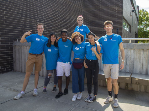 Students at Move-In Day 2019