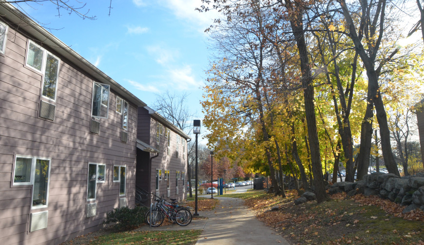 Apartment walkway