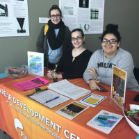 Career Development Center Interns at Job Fair Prep Day