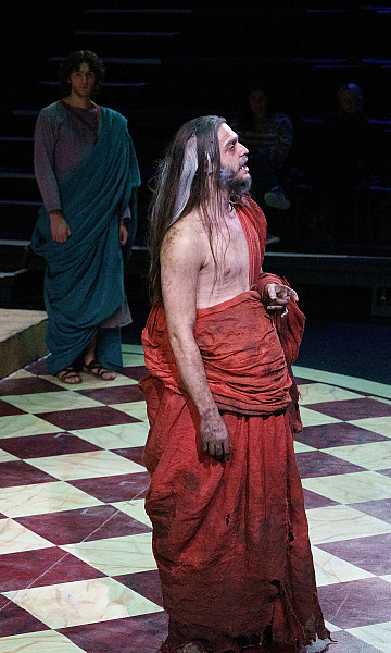 Acting Company 49 in Socrates (Written by Tim Blake Nelson / Directed by A. Dean Irby) with Theatre Design/Tech students