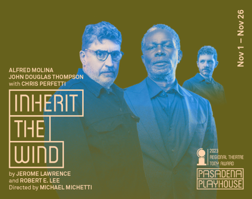 Chris Perfetti '11 in Inherit The Wind (Pasadena Playhouse 2023)