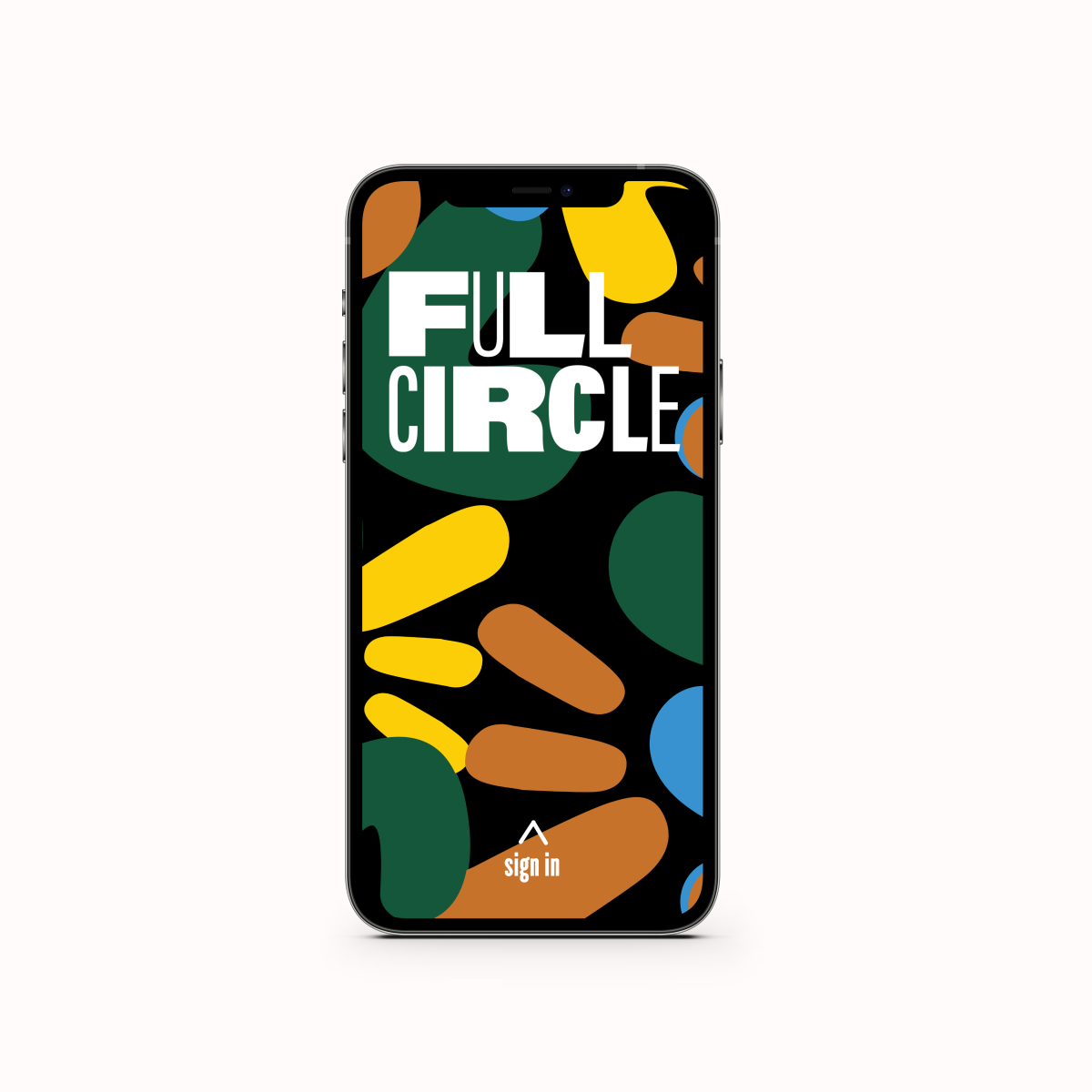 Stella Picuri, Full Circle App Sign In Screen, Digital, 2021