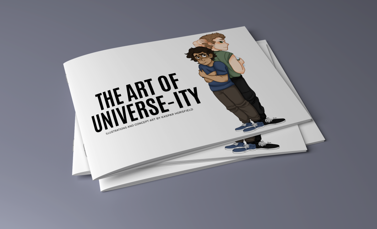 Kaspar Horsfield, The Art of Universe-ity, Digitally Drawn Book, 6 x 8.25, 2021