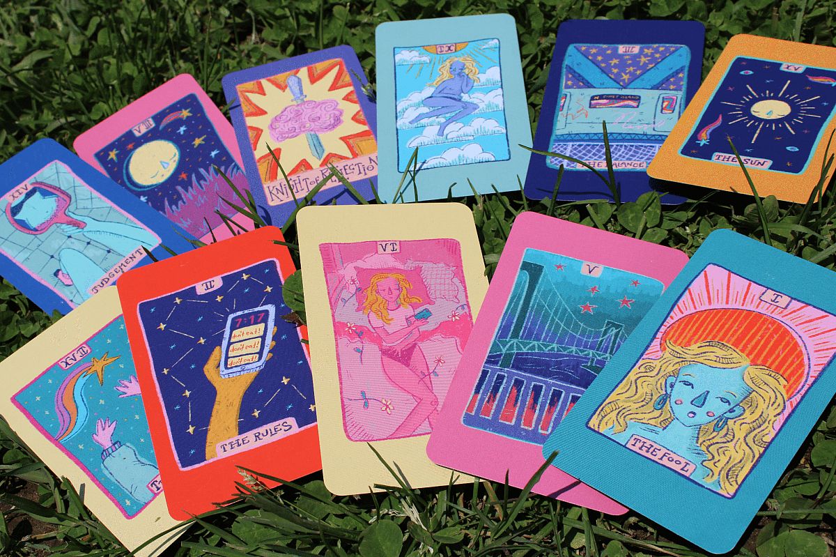 The Healing Tarot, 3 x 5 in, 2019-2020