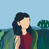 Katherine Molina, Mother Among Plants, Procreate/Hand Drawn Digital Illustration, 7.5 x 11, 2021