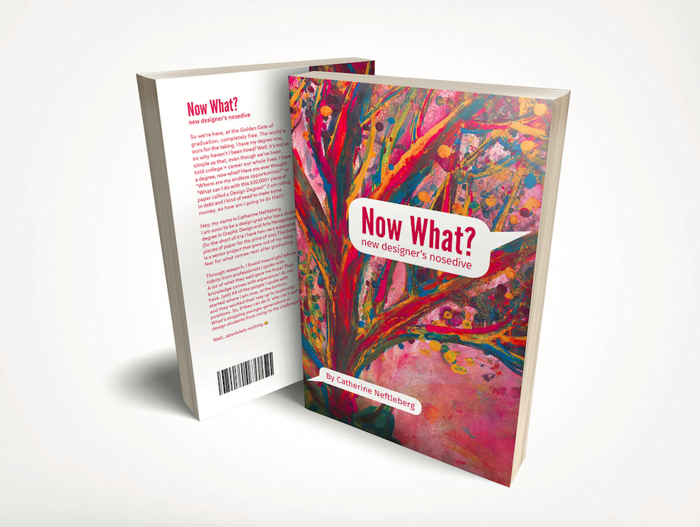 Catherine Neftleberg, Now What? New Designer's Nosedive, 2020, Printed book, 9 x 6 ©Catherin...