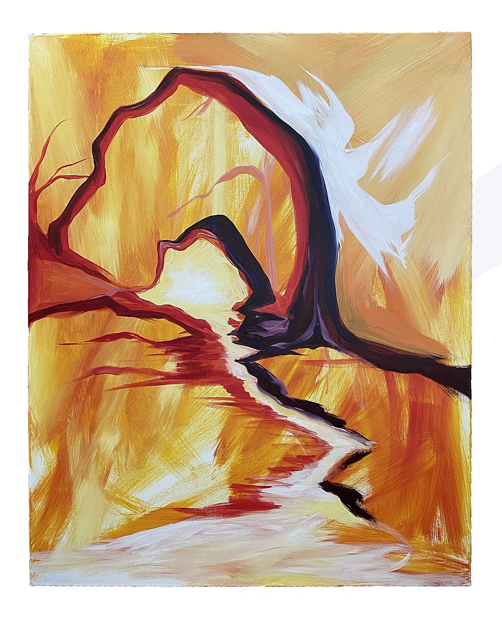 Bright Glaze,Acrylic Paint, 6x4, 2019