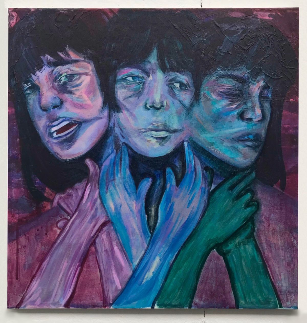 Untitled, Acrylic, 22 x 24, 2021